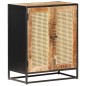 vidaXL Credenza 60x35x75 cm in Legno di Mango Grezzo e Canna Naturale vidaXL Credenza 60x35x75 cm in Legno di Mango Grezzo e Canna Naturale