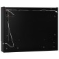 vidaXL Armadietto a Specchio con LED Nero 80x15x60 cm in MDF vidaXL Armadietto a Specchio con LED Nero 80x15x60 cm in MDF