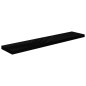 vidaXL Scaffali a Parete 4 pz Nero Lucido 120x23,5x3,8 cm in MDF vidaXL Scaffali a Parete 4 pz Nero Lucido 120x23,5x3,8 cm in MDF