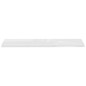 vidaXL Scaffali a Parete 4 pz Bianco Lucido 120x23,5x3,8 cm in MDF vidaXL Scaffali a Parete 4 pz Bianco Lucido 120x23,5x3,8 cm in MDF