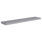 vidaXL Scaffali a Parete 2 pz Grigi 120x23,5x3,8 cm in MDF vidaXL Scaffali a Parete 2 pz Grigi 120x23,5x3,8 cm in MDF