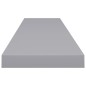 vidaXL Scaffali a Parete 2 pz Grigi 120x23,5x3,8 cm in MDF vidaXL Scaffali a Parete 2 pz Grigi 120x23,5x3,8 cm in MDF