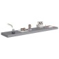 vidaXL Scaffali a Parete 2 pz Grigi 120x23,5x3,8 cm in MDF vidaXL Scaffali a Parete 2 pz Grigi 120x23,5x3,8 cm in MDF