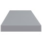 vidaXL Scaffali a Parete 2 pz Grigi 80x23,5x3,8 cm in MDF vidaXL Scaffali a Parete 2 pz Grigi 80x23,5x3,8 cm in MDF