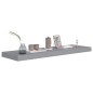 vidaXL Scaffali a Parete 2 pz Grigi 80x23,5x3,8 cm in MDF vidaXL Scaffali a Parete 2 pz Grigi 80x23,5x3,8 cm in MDF