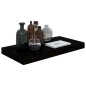 vidaXL Scaffali a Parete 2 pz Nero Lucido 50x23x3,8 cm in MDF vidaXL Scaffali a Parete 2 pz Nero Lucido 50x23x3,8 cm in MDF