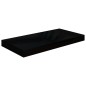vidaXL Scaffali a Parete 2 pz Nero Lucido 50x23x3,8 cm in MDF vidaXL Scaffali a Parete 2 pz Nero Lucido 50x23x3,8 cm in MDF
