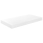 vidaXL Scaffale a Parete Bianco Lucido 50x23x3,8 cm in MDF