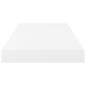 vidaXL Scaffale a Parete Bianco Lucido 50x23x3,8 cm in MDF