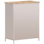 vidaXL Credenza 60x35x75 cm in Legno di Mango Grezzo e Ferro vidaXL Credenza 60x35x75 cm in Legno di Mango Grezzo e Ferro
