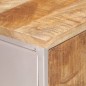 vidaXL Credenza 60x35x75 cm in Legno di Mango Grezzo e Ferro vidaXL Credenza 60x35x75 cm in Legno di Mango Grezzo e Ferro