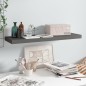 vidaXL Scaffale a Parete Grigio Lucido 80x23,5x3,8 cm in MDF vidaXL Scaffale a Parete Grigio Lucido 80x23,5x3,8 cm in MDF