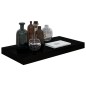 vidaXL Scaffale a Parete Nero Lucido 50x23x3,8 cm in MDF vidaXL Scaffale a Parete Nero Lucido 50x23x3,8 cm in MDF