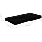 vidaXL Scaffale a Parete Nero Lucido 50x23x3,8 cm in MDF vidaXL Scaffale a Parete Nero Lucido 50x23x3,8 cm in MDF