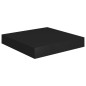 vidaXL Mensole a Muro 2 pz Nere 23x23,5x3,8 cm in MDF vidaXL Mensole a Muro 2 pz Nere 23x23,5x3,8 cm in MDF