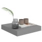 vidaXL Mensole a Muro 4 pz Grigie 23x23,5x3,8 cm in MDF vidaXL Mensole a Muro 4 pz Grigie 23x23,5x3,8 cm in MDF