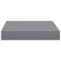 vidaXL Mensole a Muro 4 pz Grigie 23x23,5x3,8 cm in MDF vidaXL Mensole a Muro 4 pz Grigie 23x23,5x3,8 cm in MDF