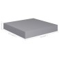vidaXL Mensole a Muro 4 pz Grigie 23x23,5x3,8 cm in MDF vidaXL Mensole a Muro 4 pz Grigie 23x23,5x3,8 cm in MDF