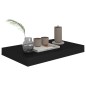 vidaXL Scaffali a Parete 2 pz Neri 40x23x3,8 cm in MDF vidaXL Scaffali a Parete 2 pz Neri 40x23x3,8 cm in MDF