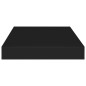 vidaXL Scaffali a Parete 2 pz Neri 40x23x3,8 cm in MDF vidaXL Scaffali a Parete 2 pz Neri 40x23x3,8 cm in MDF