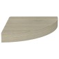 vidaXL Scaffali Angolari a Parete 2 pz Rovere 25x25x3,8 cm MDF