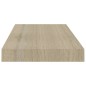 vidaXL Scaffali a Parete 2 pz Rovere 50x23x3,8 cm in MDF vidaXL Scaffali a Parete 2 pz Rovere 50x23x3,8 cm in MDF
