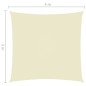 Vela Parasole in Tela Oxford Quadrata 3x3 m Crema Vela Parasole in Tela Oxford Quadrata 3x3 m Crema