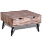vidaXL Tavolino per Caffè con 4 Cassetti in Legno di Teak di Recupero vidaXL Tavolino per Caffè con 4 Cassetti in Legno di Teak di Recupero