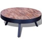 vidaXL Tavolino da Salotto Rotondo in Legno di Recupero di Teak vidaXL Tavolino da Salotto Rotondo in Legno di Recupero di Teak