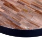 vidaXL Tavolino da Salotto Rotondo in Legno di Recupero di Teak vidaXL Tavolino da Salotto Rotondo in Legno di Recupero di Teak