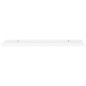 vidaXL Mensole con Sporgenza 2 pz Bianche 60x9x3 cm MDF