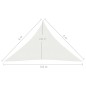 Vela Parasole 160 g/m² Bianca 4x4x5,8 m in HDPE Vela Parasole 160 g/m² Bianca 4x4x5,8 m in HDPE