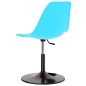 324193 vidaXL Swivel Dining Chairs 2 pcs Blue PP 324193 vidaXL Swivel Dining Chairs 2 pcs Blue PP
