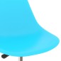 324193 vidaXL Swivel Dining Chairs 2 pcs Blue PP 324193 vidaXL Swivel Dining Chairs 2 pcs Blue PP