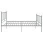 vidaXL Giroletto Grigio in Metallo 140x200 cm vidaXL Giroletto Grigio in Metallo 140x200 cm
