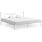 vidaXL Giroletto Bianco in Metallo 200x200 cm 