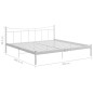 vidaXL Giroletto Bianco in Metallo 200x200 cm 
