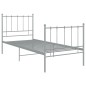 vidaXL Giroletto Grigio in Metallo 100x200 cm vidaXL Giroletto Grigio in Metallo 100x200 cm