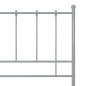 vidaXL Giroletto Grigio in Metallo 100x200 cm vidaXL Giroletto Grigio in Metallo 100x200 cm