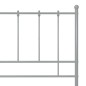 vidaXL Giroletto Grigio in Metallo 200x200 cm vidaXL Giroletto Grigio in Metallo 200x200 cm