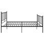 vidaXL Giroletto Nero in Metallo 200x200 cm vidaXL Giroletto Nero in Metallo 200x200 cm