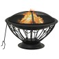 Braciere con Attizzatoio 75 cm XXL in Acciaio Braciere con Attizzatoio 75 cm XXL in Acciaio