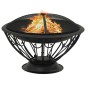 Braciere con Attizzatoio 75 cm XXL in Acciaio Braciere con Attizzatoio 75 cm XXL in Acciaio