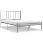 vidaXL Giroletto Grigio in Metallo 120x200 cm vidaXL Giroletto Grigio in Metallo 120x200 cm