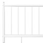 vidaXL Giroletto Bianco in Metallo 120x200 cm