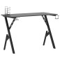 vidaXL Scrivania da Gaming con Gambe a Y Nera 110x60x75 cm vidaXL Scrivania da Gaming con Gambe a Y Nera 110x60x75 cm
