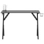 vidaXL Scrivania da Gaming con Gambe a Y Nera 110x60x75 cm vidaXL Scrivania da Gaming con Gambe a Y Nera 110x60x75 cm