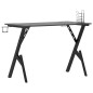 vidaXL Scrivania da Gaming con Gambe a Y Nera 110x60x75 cm vidaXL Scrivania da Gaming con Gambe a Y Nera 110x60x75 cm