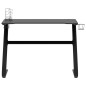 vidaXL Scrivania da Gaming con Gambe a ZZ Nera 110x60x75 cm vidaXL Scrivania da Gaming con Gambe a ZZ Nera 110x60x75 cm