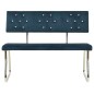 vidaXL Panca 110 cm in Velluto Blu vidaXL Panca 110 cm in Velluto Blu